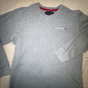 Abercrombie & Fitch ‘92 Gray Crewneck with Red Trim